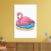 Ente mit Donut Leinwanddruck (Insitu (Wohnzimmer))
