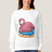 Ente mit Donut Sweatshirt (Vorderseite)