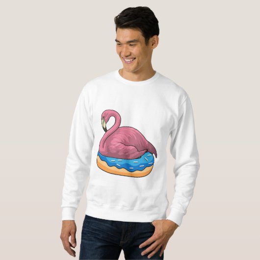 Ente mit Donut Sweatshirt (Vorne ganz)