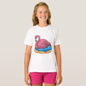 Ente mit Donut T-Shirt (Vorne ganz)