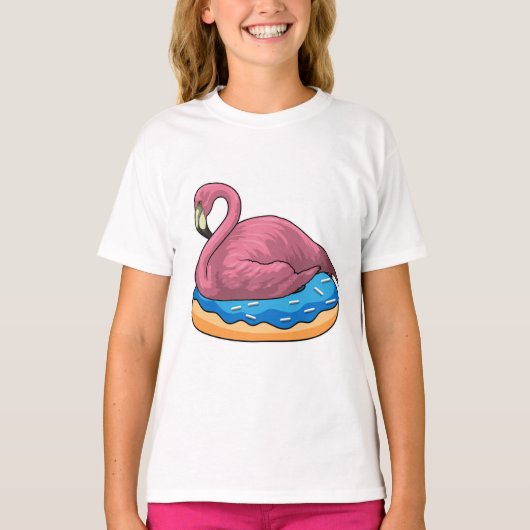 Ente mit Donut T-Shirt (Vorderseite)