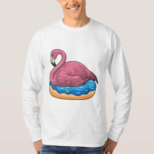 Ente mit Donut T-Shirt (Vorderseite)