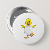 Ente mit Ei Button (Vorne & Hinten)
