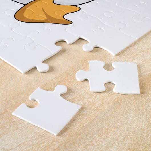 Ente mit Ei Puzzle (Seite)