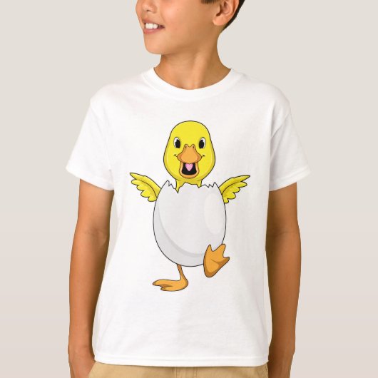 Ente mit Ei T-Shirt (Vorderseite)
