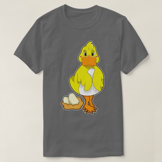 Ente mit Eiern T-Shirt (Design vorne)