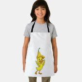 Ente mit gelber Glockenkappe Schürze (Insitu)