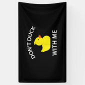 Ente mit mir-Funny-Gummi-Ente Banner (Vertikal)