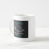 Ente mit mir Weckte so auf und Hakuna Matata Text Kaffeetasse (Vorderseite Links)