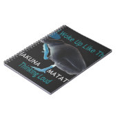 Ente mit mir Weckte so auf und Hakuna Matata Text Notizblock (Linke Seite)