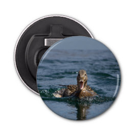 Ente mit Schnabel offen Flaschenöffner