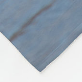 Ente mit Schnabel offen Fleecedecke (Ecke)