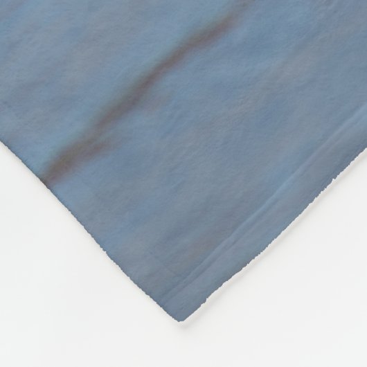 Ente mit Schnabel offen Fleecedecke (Ecke)