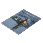 Ente mit Schnabel offen Notizblock (Linke Seite)