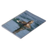 Ente mit Schnabel offen Notizblock (Linke Seite)