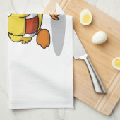 Ente mit Schnorchelmaske| Rückenfarbe Geschirrtuch (Viertel Falte)