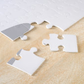 Ente mit Schnorchelmaske| Rückenfarbe Puzzle (Seite)