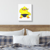 Ente mit Sonnenbrille Leinwanddruck (Insitu (Schlafzimmer))