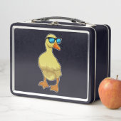 Ente mit Sonnenbrille Metall Brotdose (Beispiel)