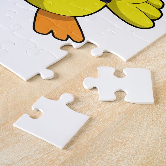 Ente mit Sonnenbrille Puzzle (Seite)