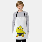 Ente mit Sonnenbrille Schürze (Getragen)