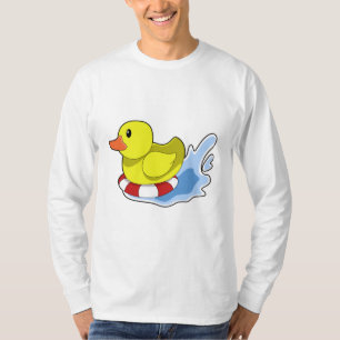 Ente mit Swim-Ring in Wasser.PNG T-Shirt