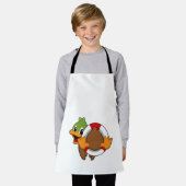 Ente mit Swim-Ring Schürze (Getragen)