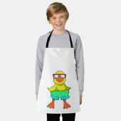 Ente mit Swim Ring & Sonnenbrille Schürze (Getragen)