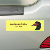 Ente: Muscovy Head Autoaufkleber (Auf Auto)