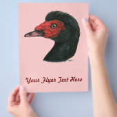 Ente: Muscovy Head Flyer (Hand)