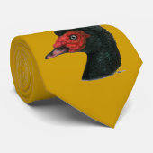 Ente: Muscovy Head Krawatte (Gerollt)