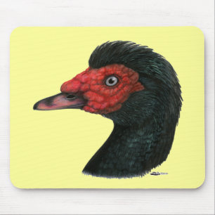 Ente: Muscovy Head Mousepad