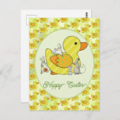 Ente nähen postkarte (Vorne/Hinten)