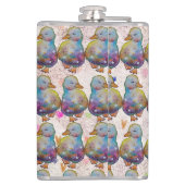 Ente namens Regenbogen Flachmann (Rückseite)