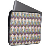 Ente namens Regenbogen Laptopschutzhülle (Vorne Rechts)