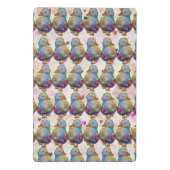 Ente namens Regenbogen Mini Klemmbrett (Rückseite)