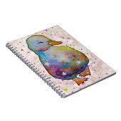 Ente namens Regenbogen Notizblock (Rechte Seite)