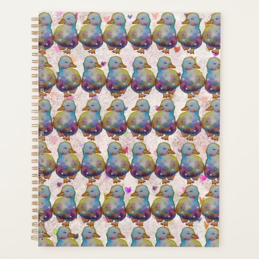 Ente namens Regenbogen Planer (Vorderseite)