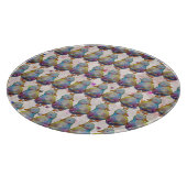 Ente namens Regenbogen Schneidebrett (Ecke)