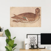 Ente - Pisanello - c1440 Poster (Heimbüro)
