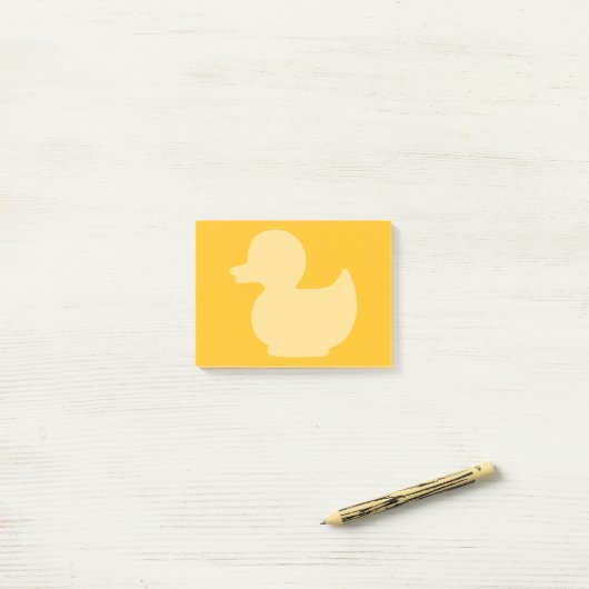 Ente Post-it Klebezettel (Auf Schreibtisch)