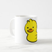 Ente, quietschende Ente, Gummibilder Kaffeetasse (Vorderseite Links)