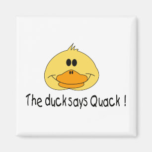 Ente sagt Quack Magnet