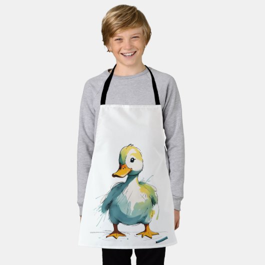 Ente Schürze (Getragen)