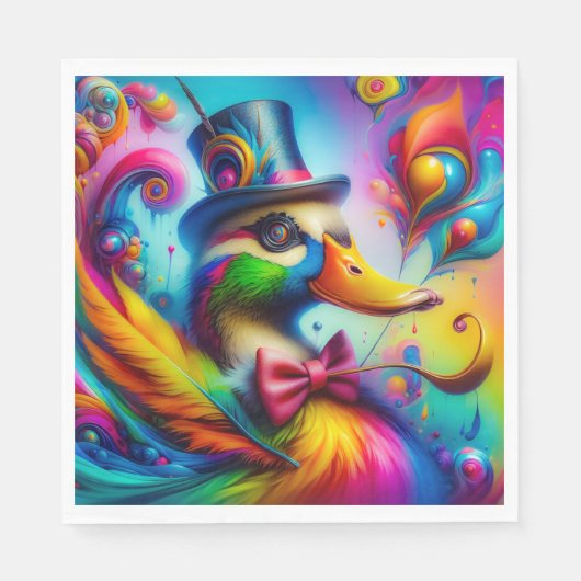 Ente  serviette (Vorderseite)