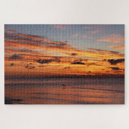 Ente starten bei Sunrise, Dauphin Island, AL Puzzle