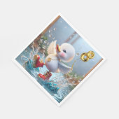 Ente Tanz im Regenwald Serviette (Ecke)