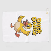 ENTE TANZT GOLFHANDTUCH (Horizontal)