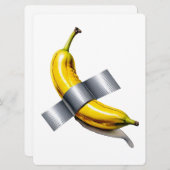 Ente Taped Banana Feiertagskarte (Vorne/Hinten)
