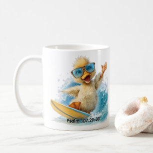 Ente teilt das Wort ** Kaffeetasse